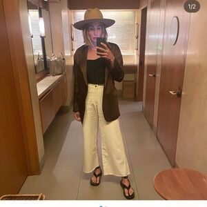 ZARA Relaxed Satin feel blazer Medium